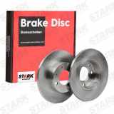STARK SKBD-0022860 2x Bremsscheiben Hinten Ø227mm voll für FIAT 4136475