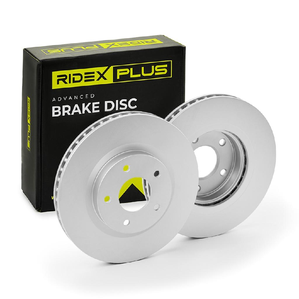 RIDEX PLUS 82B0382P 2x Bremsscheiben Vorne Ø280mm Belüftet für HYUNDAI i30