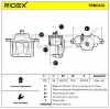 RIDEX 78B0412 Bremssattel Bremszange Vorne rechts für NISSAN Patrol GR IV SUV Bild RIDEX 78B0412 Bremssattel Bremszange Vorne rechts für NISSAN Patrol GR IV SUV