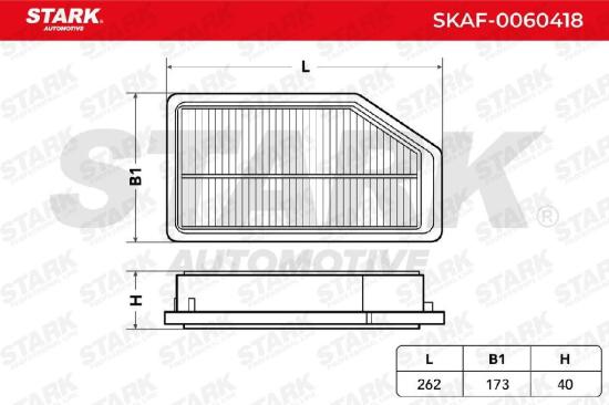 STARK SKAF-0060418 Motor Luftfilter Umluftfilter für HYUNDAI GETZ (TB) für HONDA Bild STARK SKAF-0060418 Motor Luftfilter Umluftfilter für HYUNDAI GETZ (TB) für HONDA