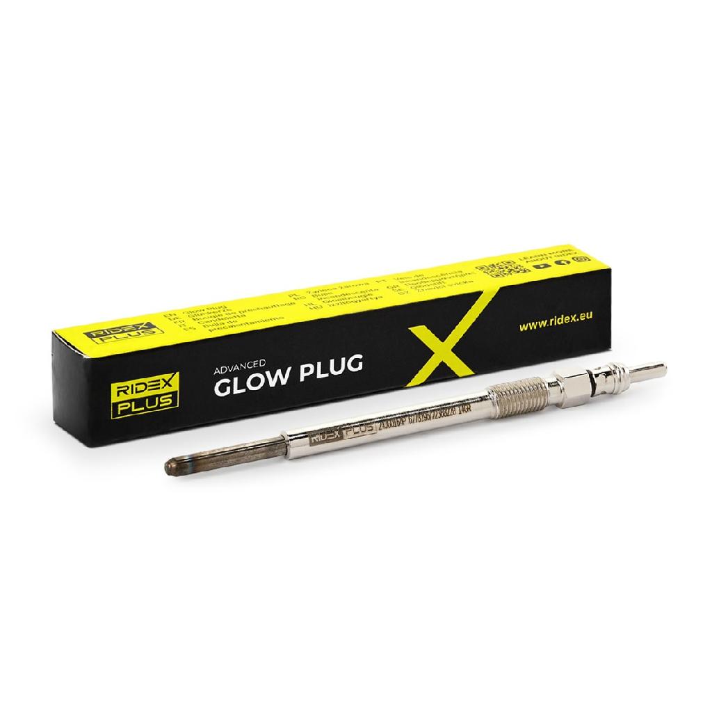 RIDEX PLUS Diesel Glühkerze 11V Schlüsselweite: 8mm Gewindemaß:M 8 x 1,0