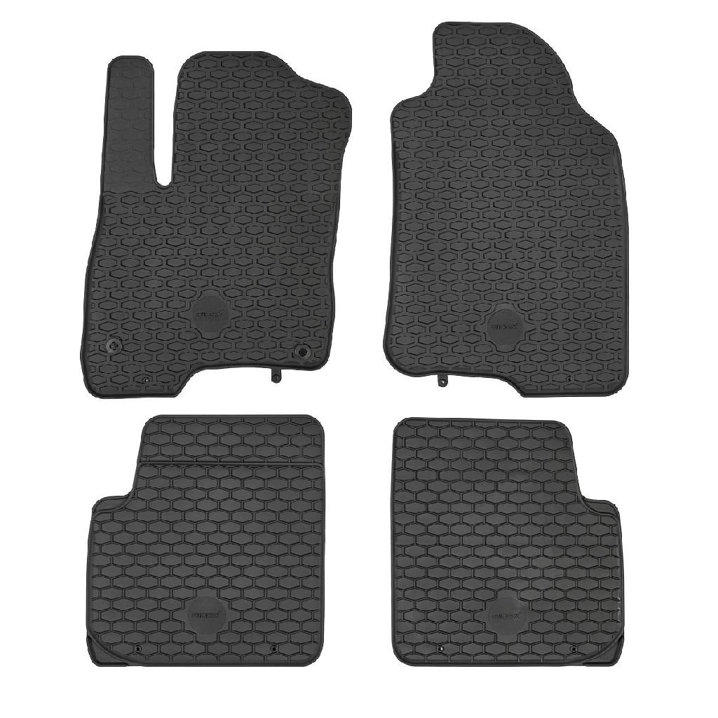 RIDEX 215A1487 Fußmatten Set Vorne und Hinten TPE für FIAT PANDA (169) 500