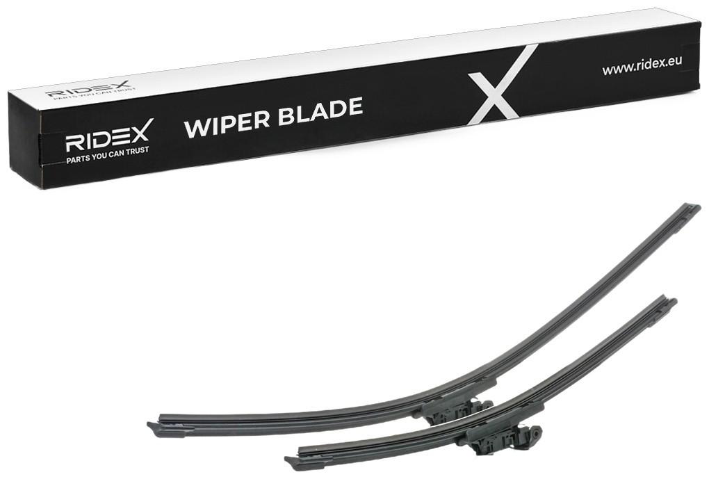 2x RIDEX Scheibenwischer Satz Wischerblätter Satz mit Spoiler Vorne Länge 1: Top
