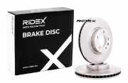 RIDEX 82B0161 2x Bremsscheiben Vorne Ø296mm Belüftet für OPEL 569016 569044