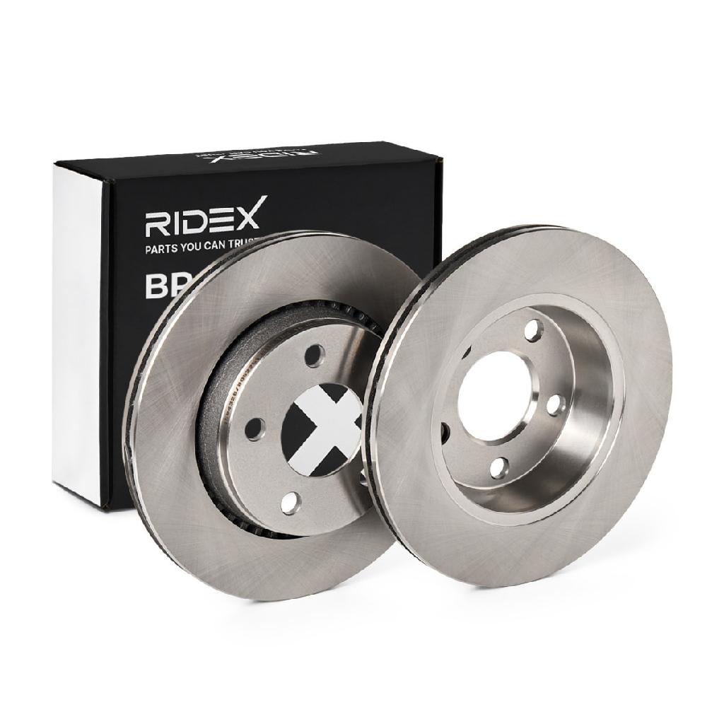 RIDEX 82B0997 2x Bremsscheiben Hinten Ø269mm Belüftet für AUDI A8