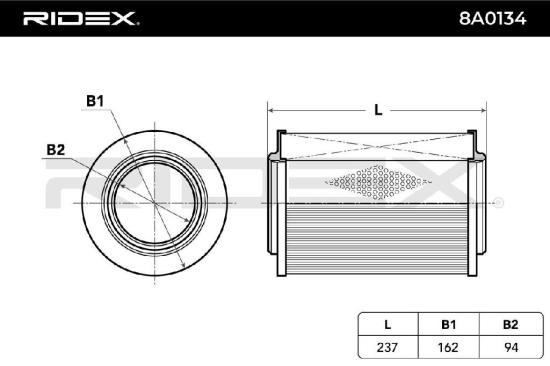 RIDEX 8A0134 Motor Luftfilter Filtereinsatz Umluftfilter für VW Bild RIDEX 8A0134 Motor Luftfilter Filtereinsatz Umluftfilter für VW