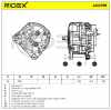 RIDEX 4G0719 Lichtmaschine 120A 12V ohne Riemenscheibe für VW Golf 1V Schrägheck Bild RIDEX 4G0719 Lichtmaschine 120A 12V ohne Riemenscheibe für VW Golf 1V Schrägheck