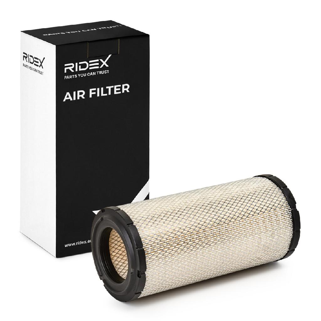 RIDEX 8A0424 Motor Luftfilter Auto Rund Umluftfilter für PKW für IVECO