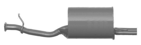 VEGAZ Endschalldämpfer Hinten für HONDA PRELUDE IV (BB)