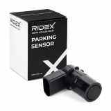 RIDEX Einparkhilfe Parksensor gewinkelt für VW POLO (9N) schwarz Hinten Vorne