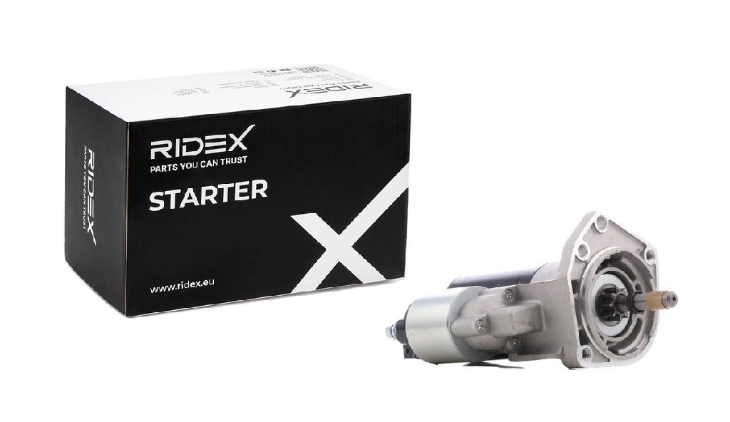 RIDEX Motor Starter/Anlasser 0,9kW für VW Golf 1II (1H1) Lupo (6X1, 6E1) POLO