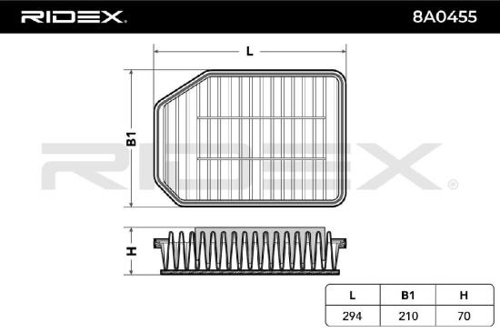 RIDEX 8A0455 Motor Luftfilter Umluftfilter Filtereinsatz mit Vorfilter für JEEP Bild RIDEX 8A0455 Motor Luftfilter Umluftfilter Filtereinsatz mit Vorfilter für JEEP