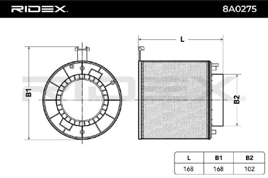 RIDEX 8A0275 Motor Luftfilter Umluftfilter mit Vorfilter für AUDI A4 Avant Q5 Bild RIDEX 8A0275 Motor Luftfilter Umluftfilter mit Vorfilter für AUDI A4 Avant Q5