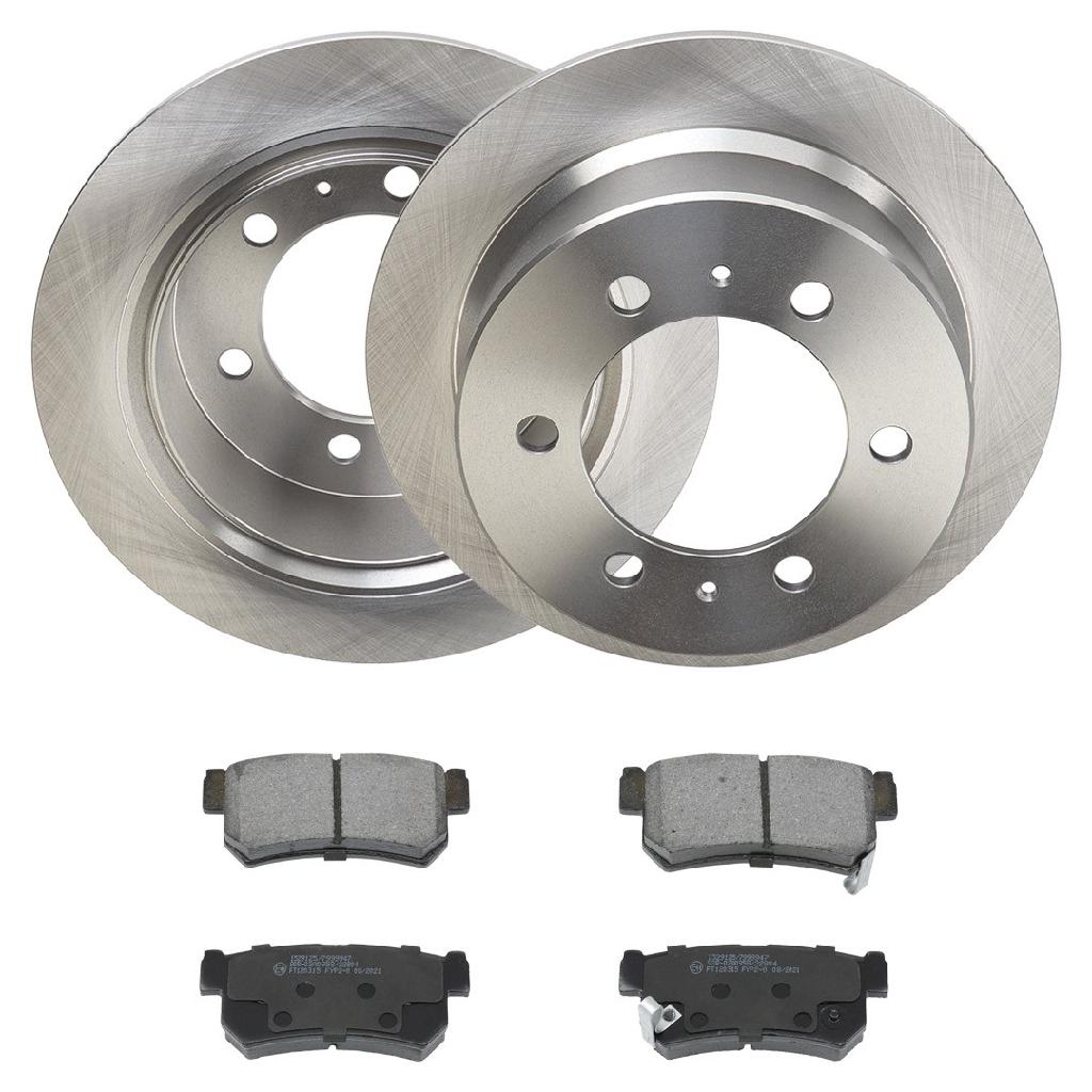 RIDEX Bremsenset Hinten Ø299mm - Bremsscheiben und Beläge für SSANGYONG