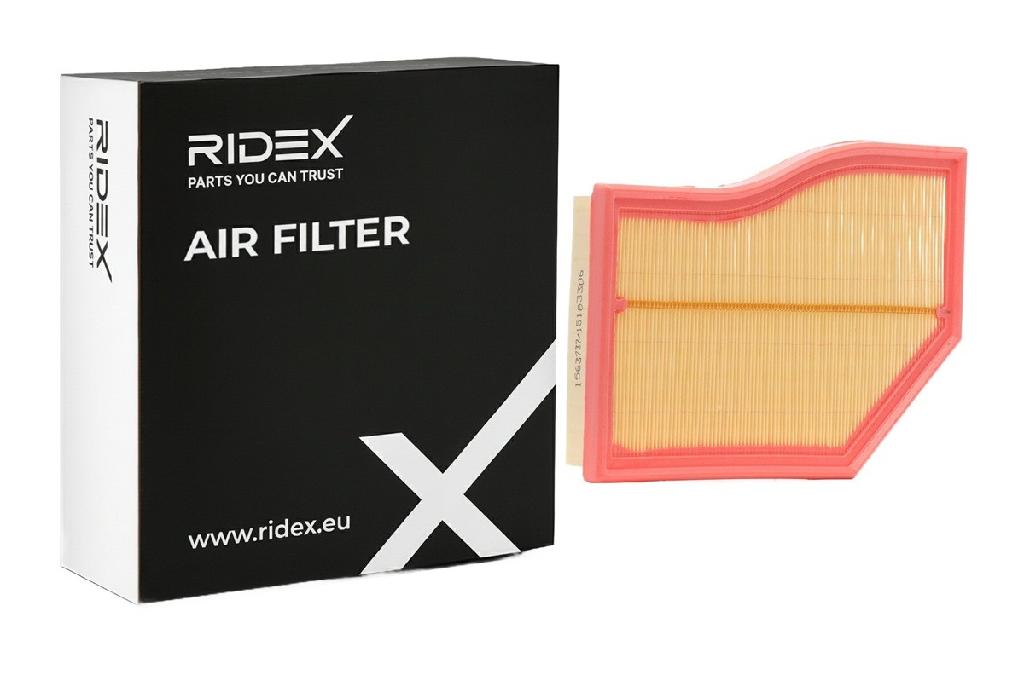 RIDEX 8A1057 Motor Luftfilter Quadratisch Filtereinsatz Umluftfilter