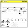 RIDEX 219G0642 Heckklappendämpfer Fahrzeugheckklappe Länge:495mm 510N Hub: Bild RIDEX 219G0642 Heckklappendämpfer Fahrzeugheckklappe Länge:495mm 510N Hub: