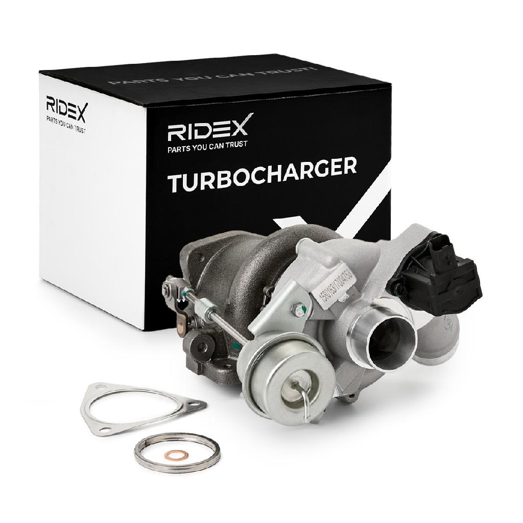 RIDEX 2234C10722 Turbolader Abgasturbolader passend für PEUGEOT 207 (WA, WC)