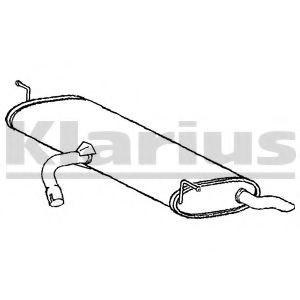 VEGAZ Endschalldämpfer Hinten für VW Golf 5I (5K1) Bild VEGAZ Endschalldämpfer Hinten für VW Golf 5I (5K1)