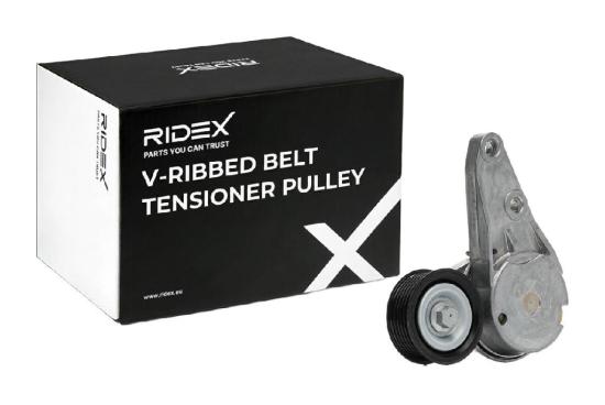 RIDEX 310T0542 Spannrolle Keilrippenriemen für FORD Fiesta Mk6 Schrägheck Bild RIDEX 310T0542 Spannrolle Keilrippenriemen für FORD Fiesta Mk6 Schrägheck