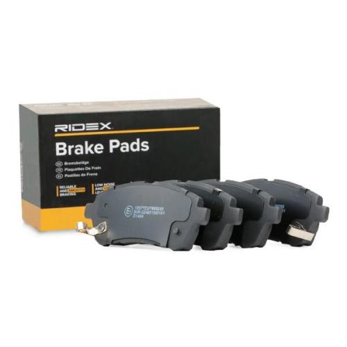 RIDEX Bremsbelagsatz Bremsbeläge Vorne für FORD Fiesta Mk6 Schrägheck (JA8, JR8) Bild RIDEX Bremsbelagsatz Bremsbeläge Vorne für FORD Fiesta Mk6 Schrägheck (JA8, JR8)