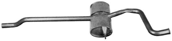 VEGAZ Mittelschalldämpfer für AUDI 80 Limousine (8C2, B4)