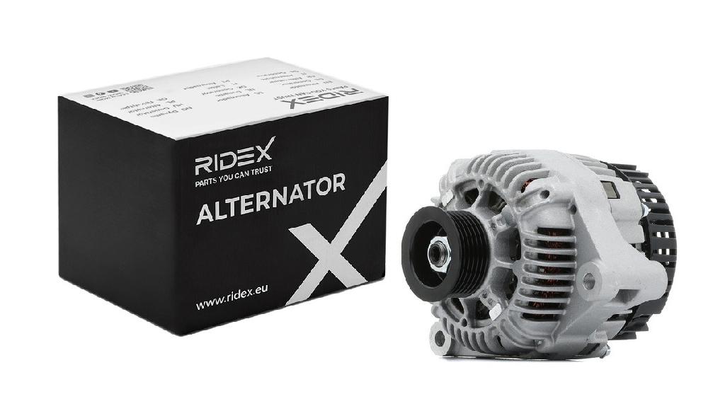 RIDEX 4G0133 Lichtmaschine 90A 12V Drehrichtung im Uhrzeigersinn mit für FIAT