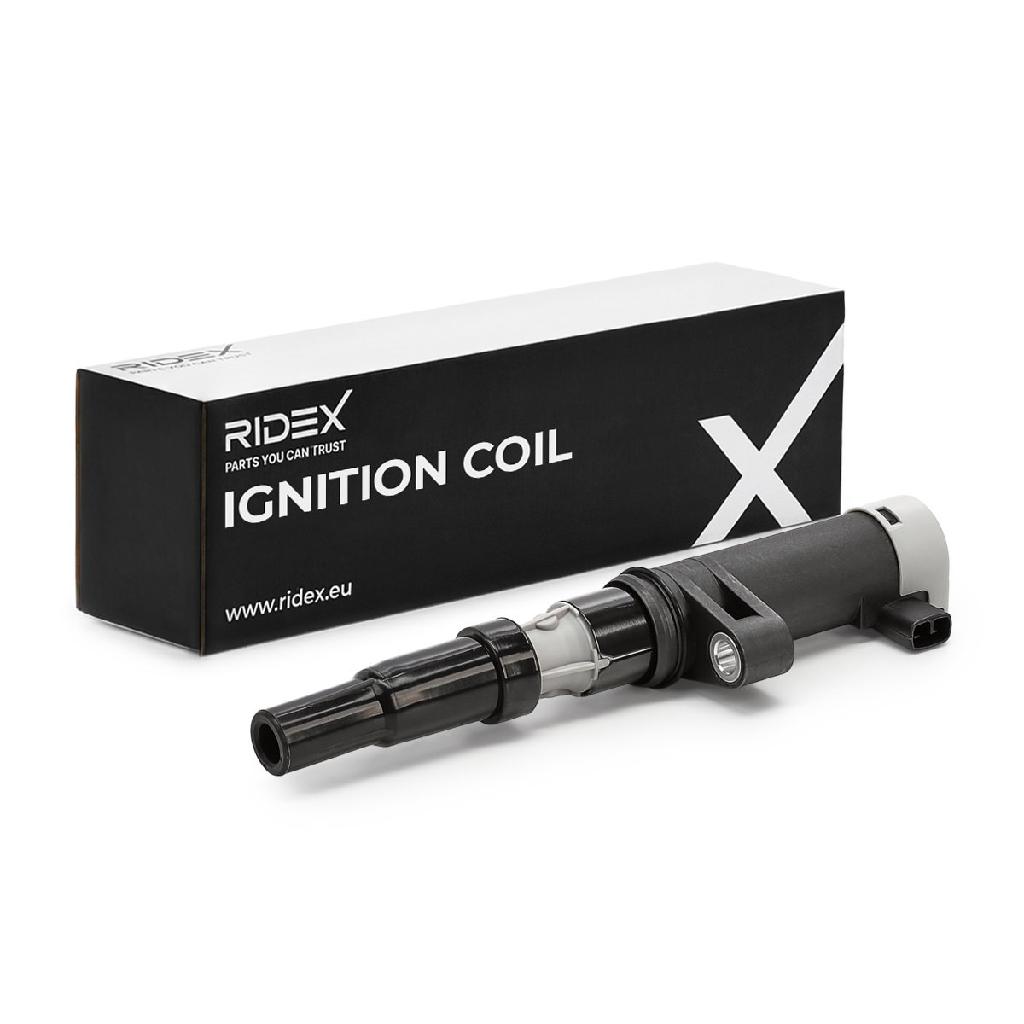 RIDEX 689C0002 Zündspule für RENAULT Clio 1II Schrägheck (BR0/1, CR0/1)