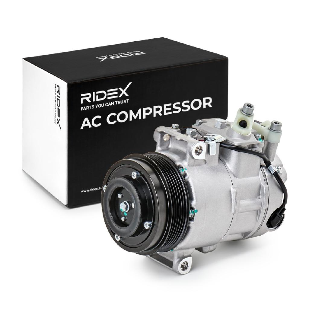 RIDEX A/C Kompressor für Klimaanlage Klimakompressor mit ID: Denso 6SEU16C PAG