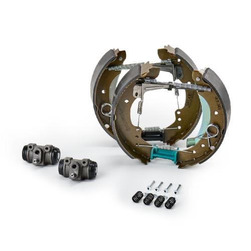 RIDEX Bremsenset Trommelbremse Bremsbacken Satz mit Radbremszylinder Hinten Bild RIDEX Bremsenset Trommelbremse Bremsbacken Satz mit Radbremszylinder Hinten