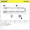 RIDEX ABS-Sensor 412W0770 Hinterachse links Sensorart: aktiver Sensor für FORD Bild RIDEX ABS-Sensor 412W0770 Hinterachse links Sensorart: aktiver Sensor für FORD