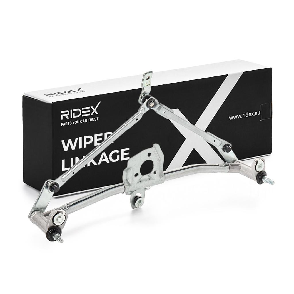 RIDEX Wischergestänge Vorne Gestänge Scheibenwischer ohne Elektromotor 300W0002
