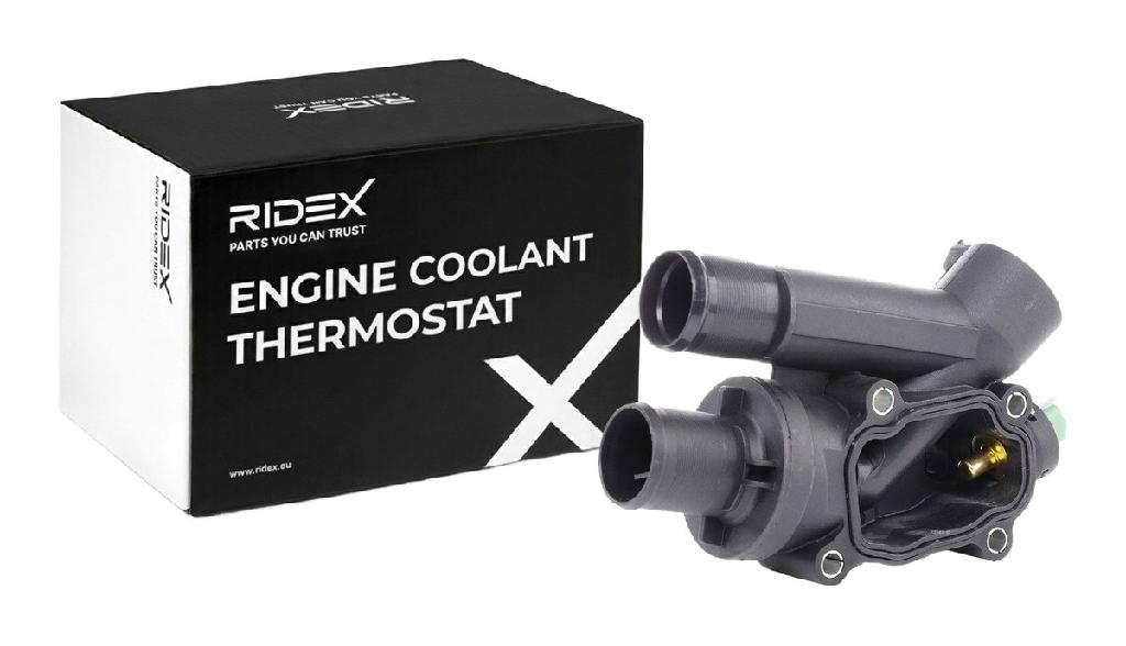 RIDEX 316T0182 Thermostat Kühlmittel Kühlwasserthermostat mit Gehäuse mit mit