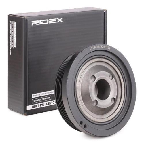 RIDEX 3213B0028 Riemenscheibe Kurbelwelle 155,0mm 30,0mm 6-Rippen für FORD Bild RIDEX 3213B0028 Riemenscheibe Kurbelwelle 155,0mm 30,0mm 6-Rippen für FORD