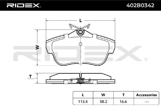 RIDEX Bremsbelagsatz Bremsbeläge Hinten für CITROËN JUMPY Kasten für FIAT Scudo Bild RIDEX Bremsbelagsatz Bremsbeläge Hinten für CITROËN JUMPY Kasten für FIAT Scudo
