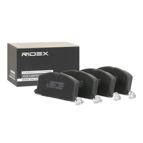 RIDEX Bremsbelagsatz Bremsbeläge Vorne für TOYOTA RAV 4 II STARLET (EP91) Bild RIDEX Bremsbelagsatz Bremsbeläge Vorne für TOYOTA RAV 4 II STARLET (EP91)