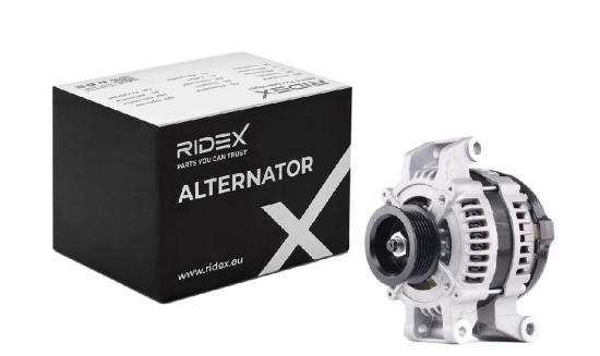 RIDEX 4G0554 Lichtmaschine 120A 14V Drehrichtung im Uhrzeigersinn mit Bild RIDEX 4G0554 Lichtmaschine 120A 14V Drehrichtung im Uhrzeigersinn mit