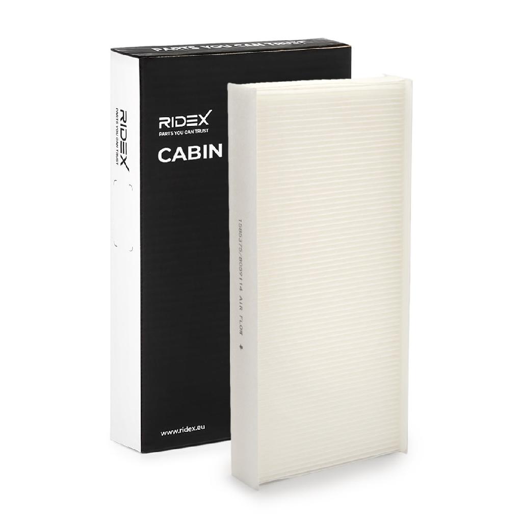 RIDEX 424I0156 Innenraumfilter Pollenfilter Höhe: 48 Breite: 176 Länge: 376