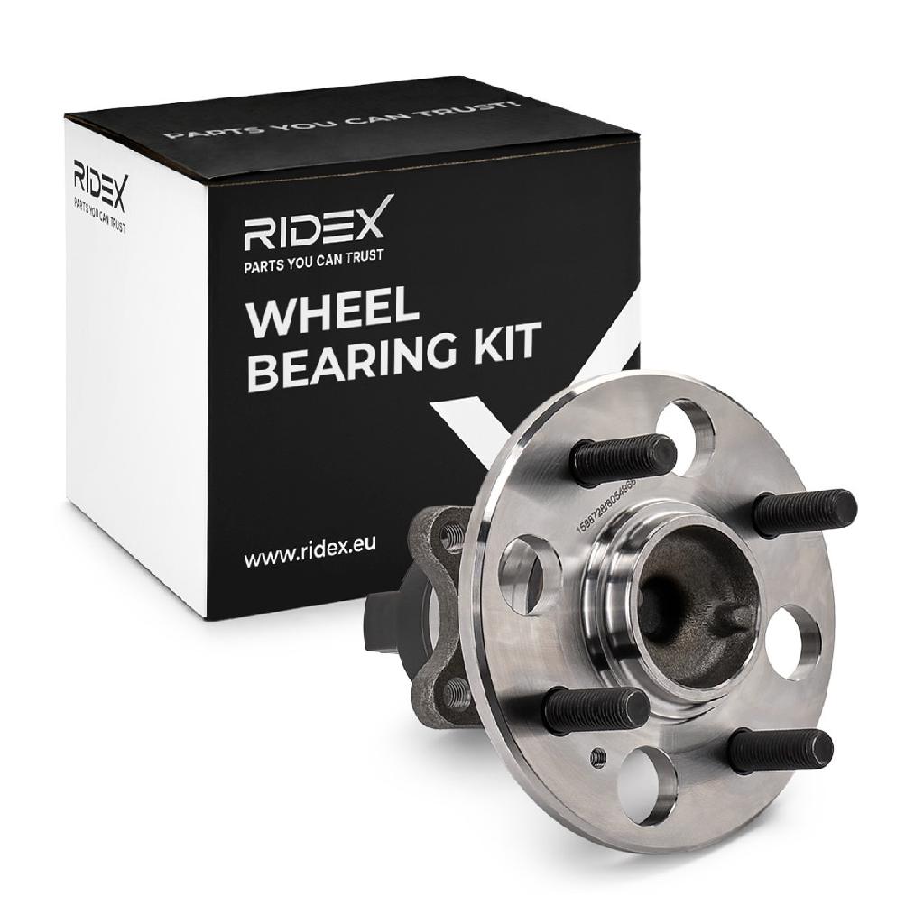RIDEX 654W0200 Radlagersatz pro 1 Rad Hinten links rechts beidseitig für HYUNDAI