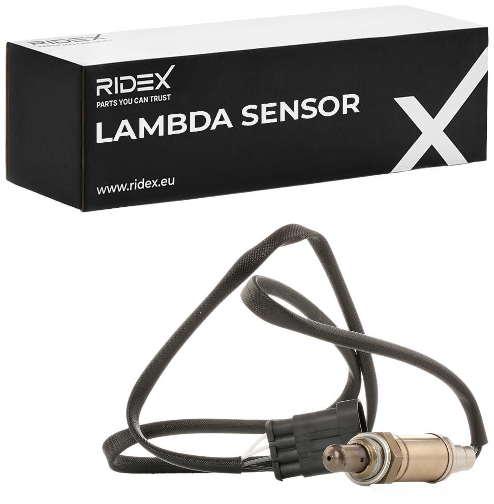 RIDEX 3922L0082 Lambdasonde an Abgaskrümmer Oxygen O2 Sensor Beheizt für FIAT