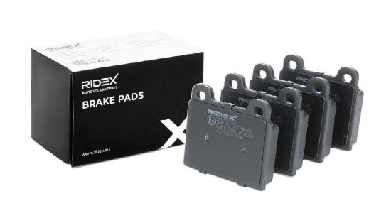 RIDEX Bremsbelagsatz Bremsbeläge Vorne für VW Transporter T1II Bus Bild RIDEX Bremsbelagsatz Bremsbeläge Vorne für VW Transporter T1II Bus