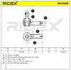RIDEX Spurstangenkopf Vorderachse beidseitig Traggelenk M10x1 914T0016 mit
