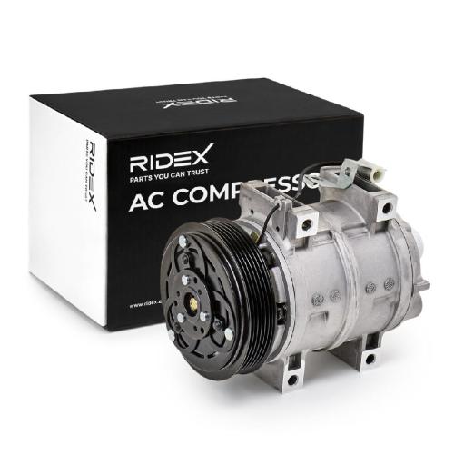RIDEX A/C Kompressor für Klimaanlage Klimakompressor Kältemittel: R134a PAG 46 Bild RIDEX A/C Kompressor für Klimaanlage Klimakompressor Kältemittel: R134a PAG 46