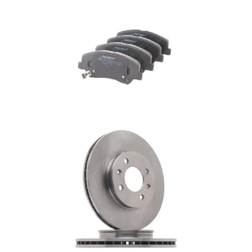 RIDEX Bremsenset Vorne Belüftet Ø256mm - Bremsscheiben und Beläge für HYUNDAI Bild RIDEX Bremsenset Vorne Belüftet Ø256mm - Bremsscheiben und Beläge für HYUNDAI