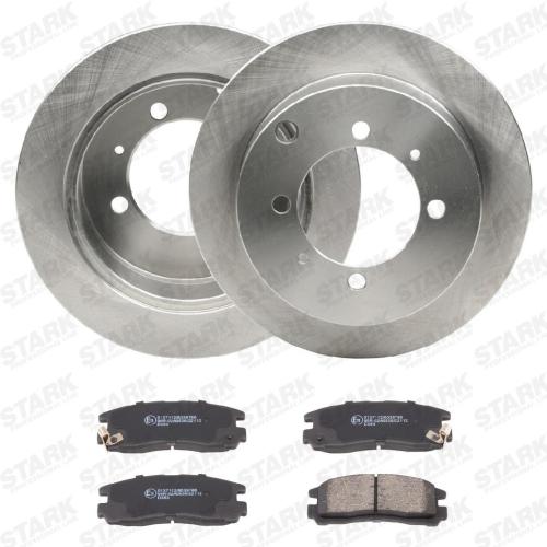 STARK Bremsenset Hinten Ø262mm - Bremsscheiben und Beläge für MITSUBISHI Bild STARK Bremsenset Hinten Ø262mm - Bremsscheiben und Beläge für MITSUBISHI