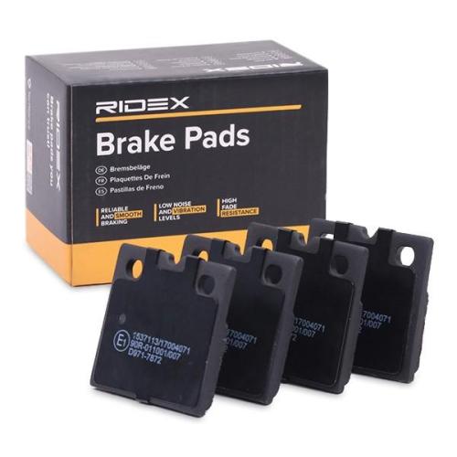 RIDEX Bremsbelagsatz Bremsbeläge Hinten für TESLA Model S (5YJS) für JAGUAR Bild RIDEX Bremsbelagsatz Bremsbeläge Hinten für TESLA Model S (5YJS) für JAGUAR