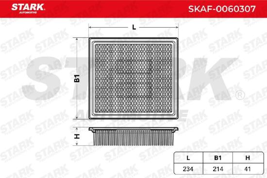 STARK SKAF-0060307 Motor Luftfilter Filtereinsatz für FIAT Freemont (345) Bild STARK SKAF-0060307 Motor Luftfilter Filtereinsatz für FIAT Freemont (345)