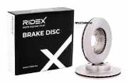 RIDEX 82B0446 2x Bremsscheiben Vorne Ø245,7mm Belüftet für SUZUKI