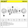 RIDEX 188C0046 2x Federn Fahrwerksfedern Hinten für OPEL Corsa C Schrägheck Bild RIDEX 188C0046 2x Federn Fahrwerksfedern Hinten für OPEL Corsa C Schrägheck