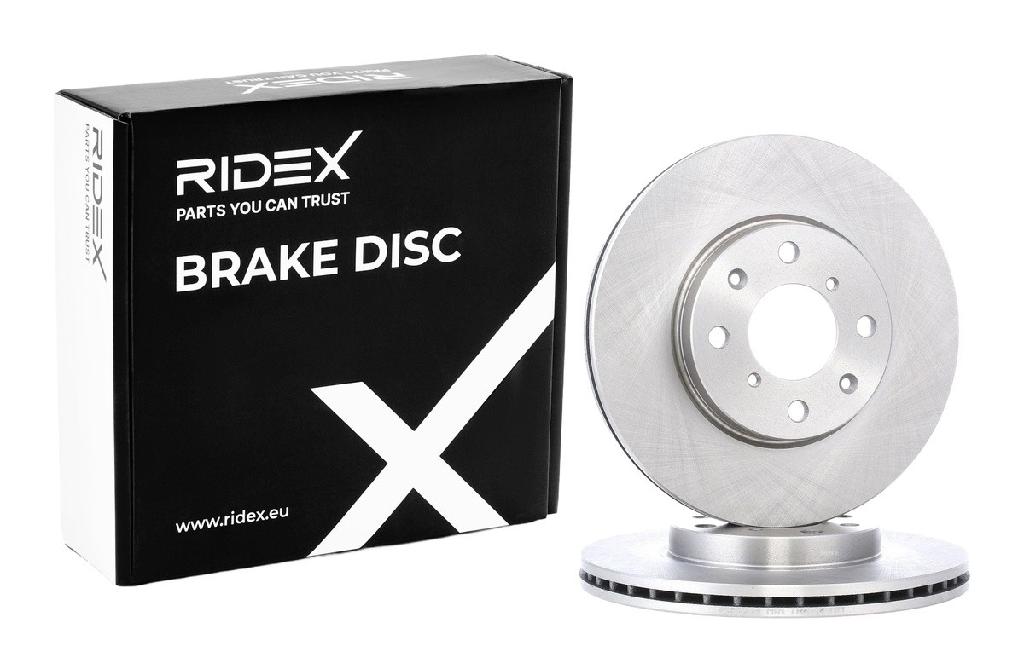 RIDEX 82B0056 2x Bremsscheiben Vorne Ø251,8mm Belüftet für SUZUKI SWIFT III