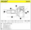 RIDEX 5J0249 Gelenksatz Antriebswelle Achswelle radseitig passend für PEUGEOT Bild RIDEX 5J0249 Gelenksatz Antriebswelle Achswelle radseitig passend für PEUGEOT